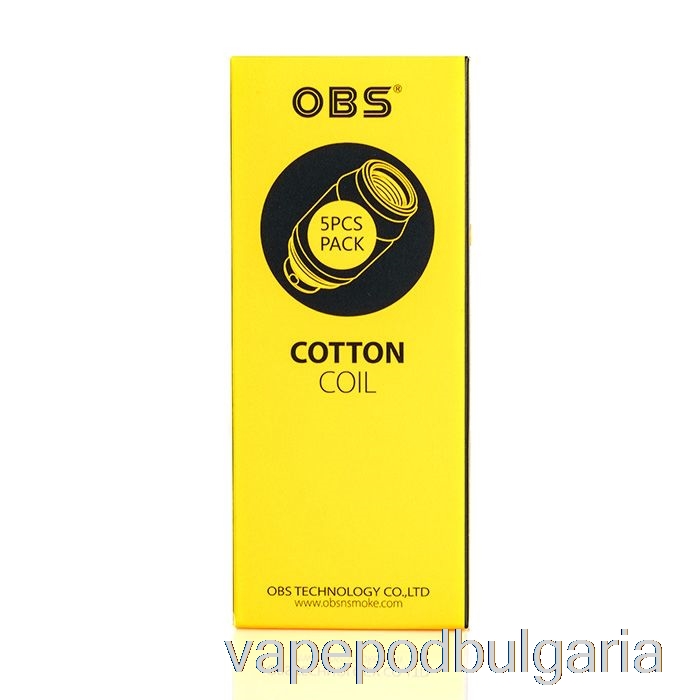 Vape 10000 Дръпки Obs Cube Mini Replacement Coils 1.2ohm N1 Kanthal Coil